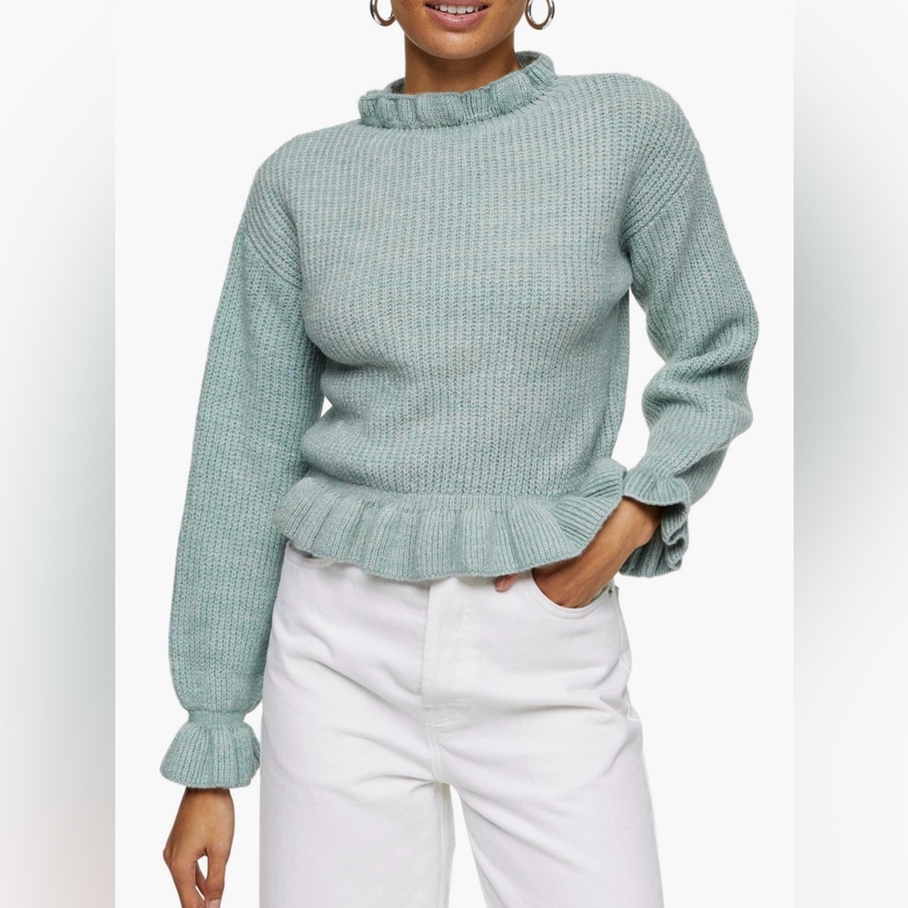NWT Topshop Frill Sweater
